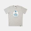 Mand Lakor T-Shirts | Hitchhiker Tee Light Grey