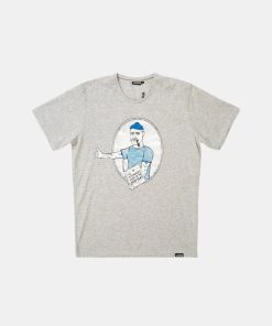 Mand Lakor T-Shirts | Hitchhiker Tee Light Grey