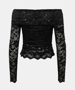 Kvinde Gestuz Toppe & Bluser | Gabri Top L/S Black