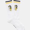 Mand Lakor Stromper | No Catch Socks White