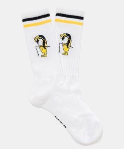 Mand Lakor Stromper | No Catch Socks White