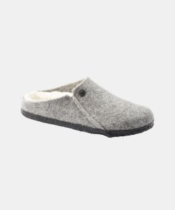 Mand Birkenstock | Zermatt Rivet Slippers Light Grey