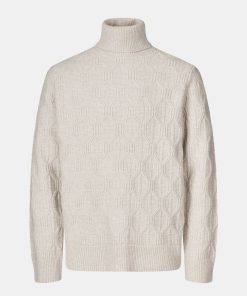 Mand Samsøe Samsøe Strik | Mateo Knit T-N Silver Lining