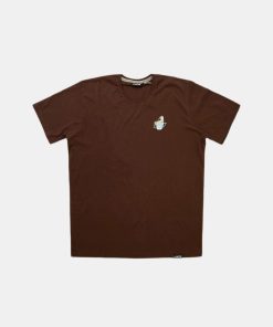 Mand Lakor T-Shirts | Mini Seagull In A Cup Tee Chicory Coffee