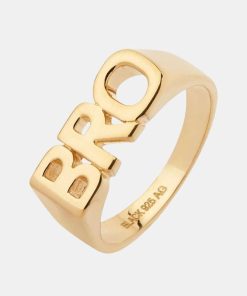 Kvinde Maria Black Smykker | Bro Ring Gold