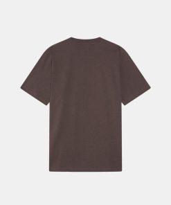 Mand Wood Wood T-Shirts | Bobby Core Tee Dark Brown