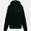 Mand HALO Jakker | Hooded Fleece Jacket Black 2001 Black