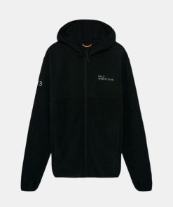 Mand HALO Jakker | Hooded Fleece Jacket Black 2001 Black