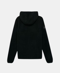 Mand HALO Jakker | Hooded Fleece Jacket Black 2001 Black