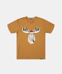 Mand Lakor T-Shirts | Big Moose Tee Brown