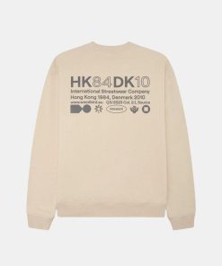 Mand Woodbird Sweatshirts | Wbcope Hkdk Sweatshirt Light Sand