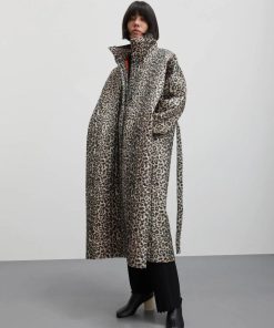 Kvinde Mads Nørgaard Jakker | Ruler Jacket Leopard Aop/Black