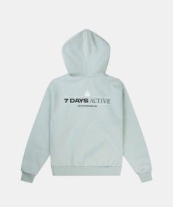 Mand 7 Days Active Sweatshirts | Organic Hoodie Puritan Gray