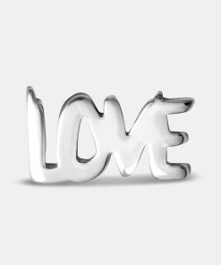 Kvinde LULU Copenhagen Smykker | Word Love Ear Stud Silver