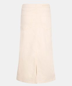 Kvinde Gestuz Nederdele | Aizagz Skirt Silver Birch