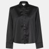 Kvinde Gestuz Skjorter | Yacminegz Shirt L/S Black