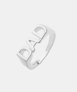 Kvinde Maria Black Smykker | Dad Ring Silver