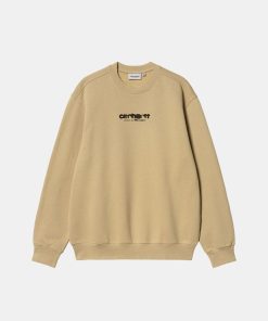 Mand Carhartt WIP Sweatshirts | Ink Bleed Sweatshirt Tobacco