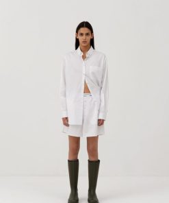 Kvinde H2OFagerholt Skjorter | Box Shirt L/S White