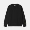 Mand Carhartt WIP Sweatshirts | Chase Sweatshirt Black