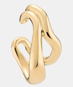 Kvinde Maria Black Smykker | River Earcuff Gold