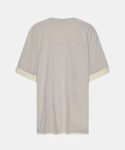 Kvinde ROTATE T-Shirts | Astery Tee Oyster Gray