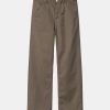 Kvinde Carhartt WIP Bukser | W Simple Pants Barista Rinsed