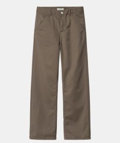 Kvinde Carhartt WIP Bukser | W Simple Pants Barista Rinsed