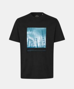 Mand Mads Nørgaard T-Shirts | Frode Transmission Tee Black