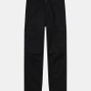 Mand Carhartt WIP Bukser | Regular Cargo Pants Black Rinsed