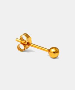 Kvinde LULU Copenhagen Smykker | Ball Ear Stud Gold