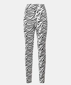 Kvinde ROTATE Bukser | Elodie Leggings Zebra