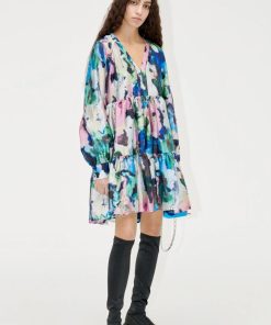 Kvinde Stine Goya Kjoler | Jasmine Dress Frosted Floral Day