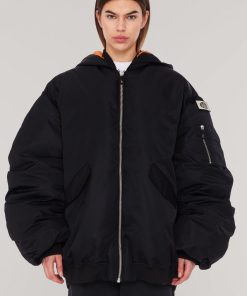 Kvinde ROTATE Jakker | Oversized Bomber Jacket Black