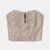 Kvinde Resume Toppe & Bluser | Paisley Top Sand