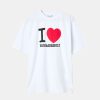 Kvinde H2OFagerholt T-Shirts | I Love Tee Off White