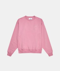 Kvinde 7 Days Active Sweatshirts | Organic Crew Sweatshirt Foxglove