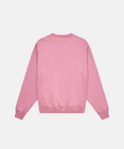 Kvinde 7 Days Active Sweatshirts | Organic Crew Sweatshirt Foxglove