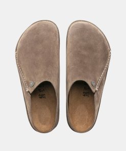 Kvinde Birkenstock | W Zermatt Slippers Gray Taupe