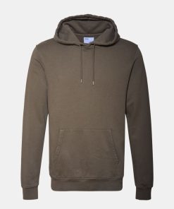 Mand Colorful Standard Sweatshirts | Organic Hoodie Dusty Olive