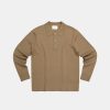 Mand NN07 Strik | Harald Polo Knit Shitake 024 Shitake