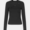 Kvinde Samsøe Samsøe Toppe & Bluser | Luanne Blouse Black