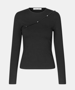 Kvinde Samsøe Samsøe Toppe & Bluser | Luanne Blouse Black