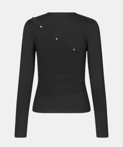 Kvinde Samsøe Samsøe Toppe & Bluser | Luanne Blouse Black