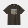 Mand Carhartt WIP T-Shirts | Earth Magic Tee Cypress