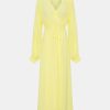 Kvinde ROTATE Kjoler | Marisol Dress Elfin Yellow