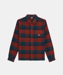 Mand Dickies Skjorter | Plaid Overshirt Coaling Check