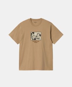 Mand Carhartt WIP T-Shirts | Wip Coffee Tee Dusty H Brown