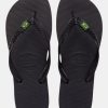 Kvinde Havaianas | Brazil Logo Slippers Black