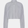 Kvinde Remain Skjorter | Poplin Cropped Shirt English Manor Comb.